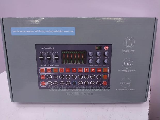 Digital Professional Live Sound Cards With DJ MIXER Effects