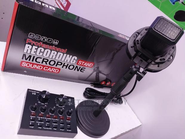 Professional Recording Microphone With Sound Card and Effect - thumbnail 2
