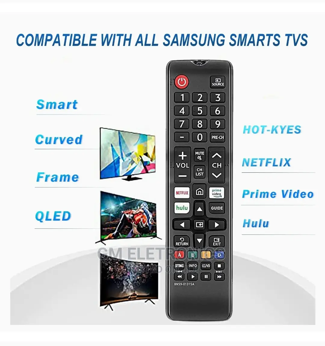 New BN59-01315A Remote for Samsung