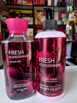 Fresh Pomegranate- Body Lotion Shower Gel