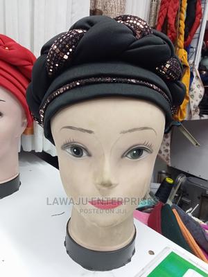 Ladies Stylish Gele Headwrap Turban Bonnet - thumbnail 2