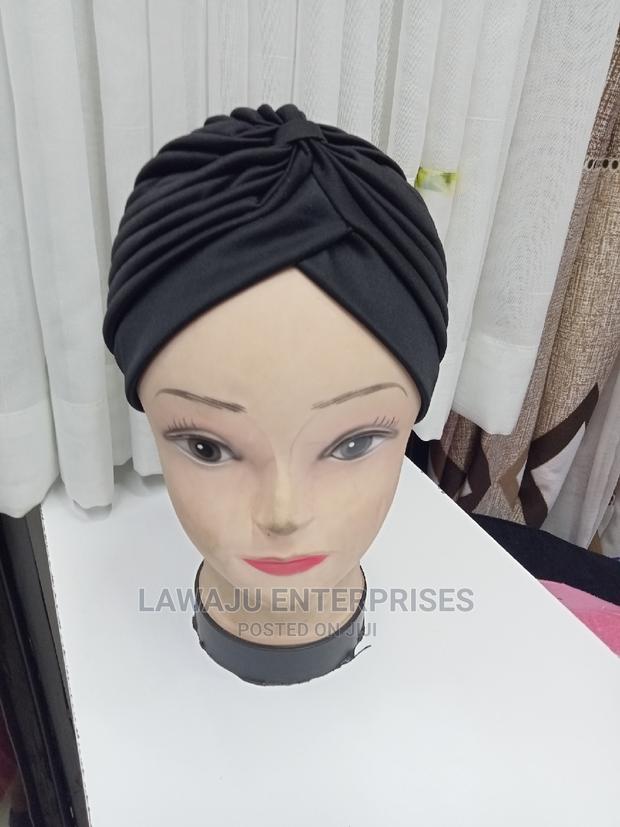 Pleated Headwrap Turban Bonnet - thumbnail 3
