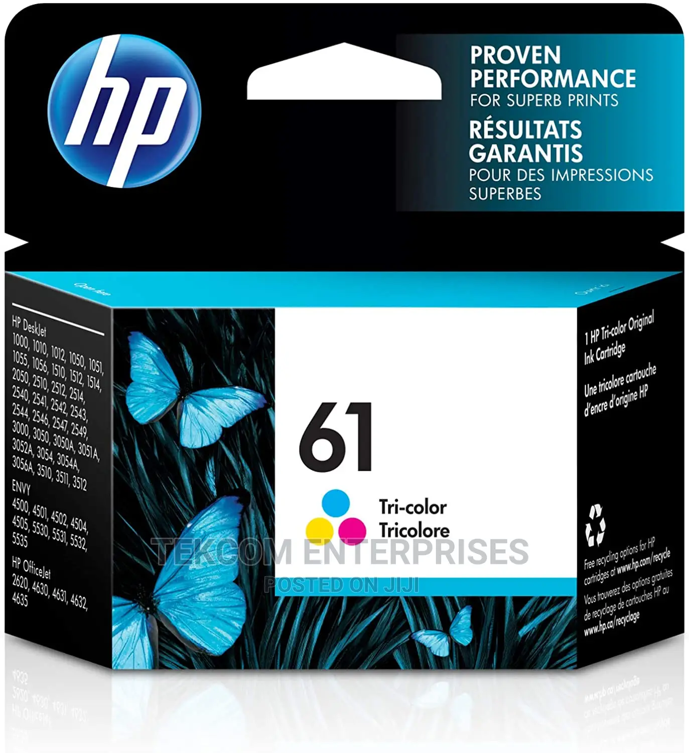 HP 61 Tri-Color Original Ink Cartridge