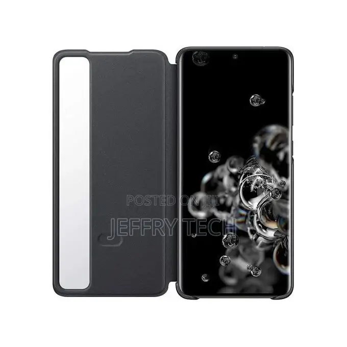 Samsung Galaxy S20 Ultra 5G Clear View Cover and Tempered Gl