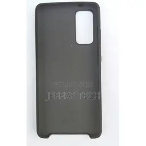 Silicone Back Case Cover for Samsung Galaxy S20 Fe, -Black