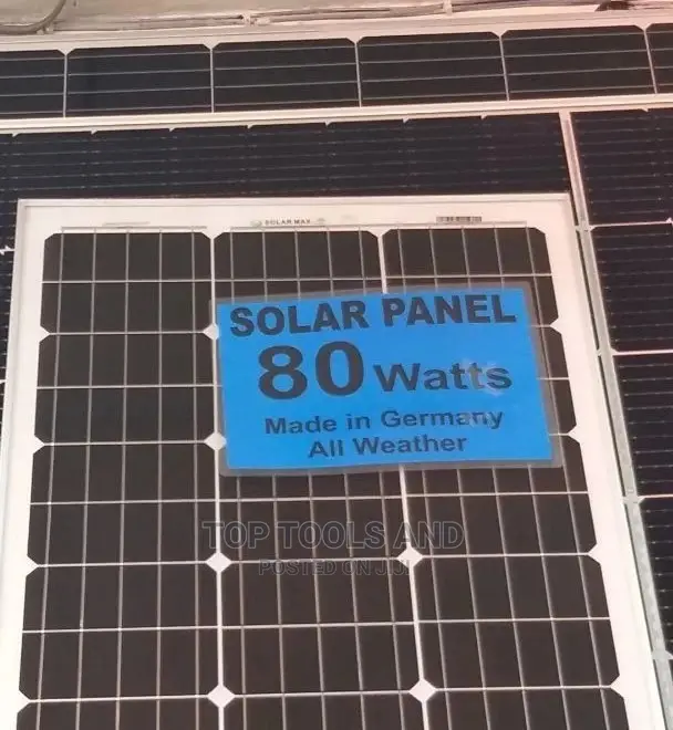 Germany Solar Panel All Weather 80 Watts
