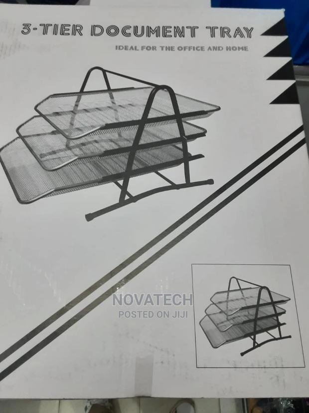 3-Tier Document Tray Metallic - main view