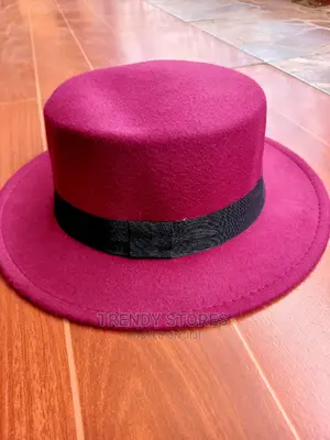 Fedora Flat Top Wide Hat