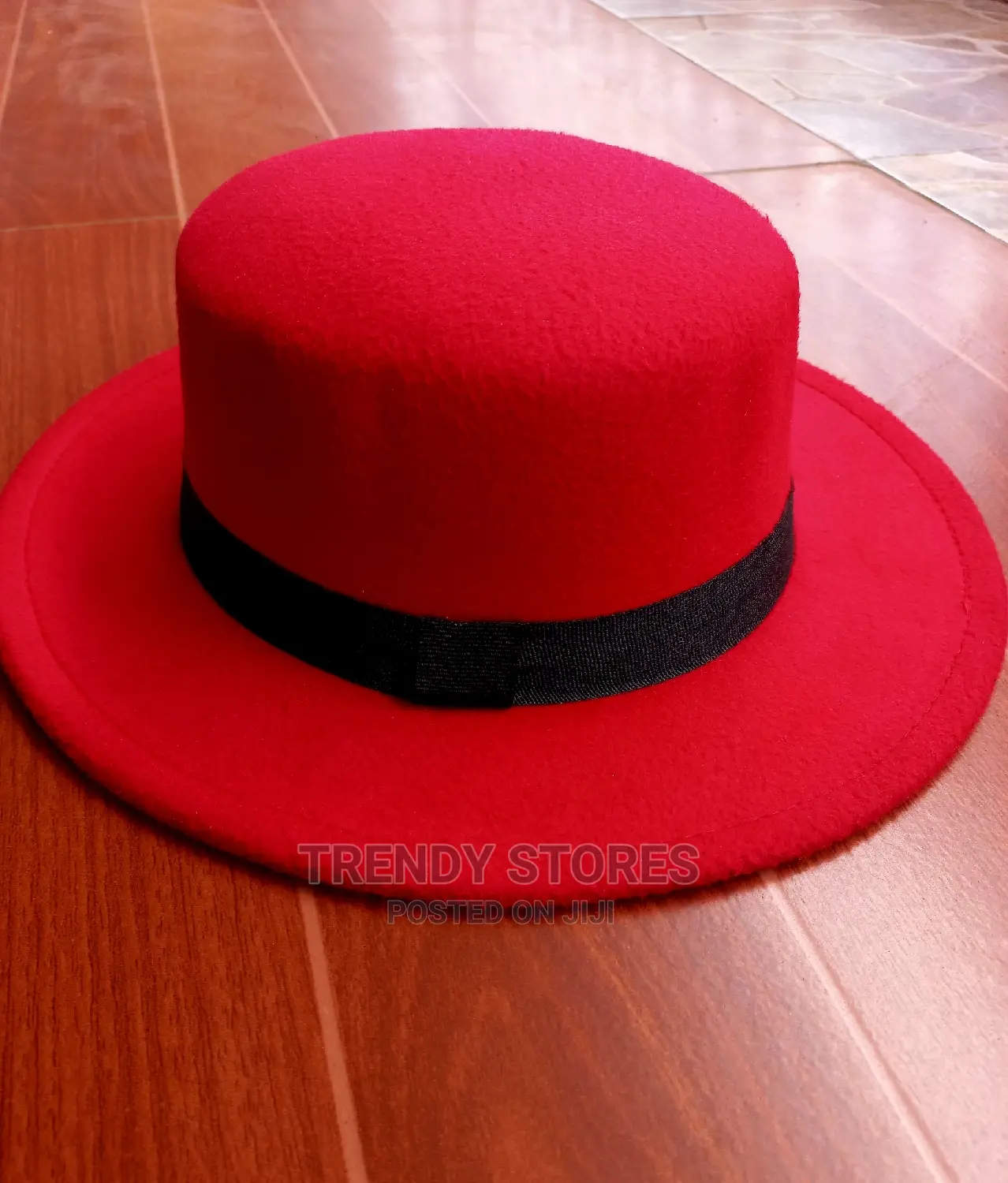 Fedora Flat Top Wide Hat