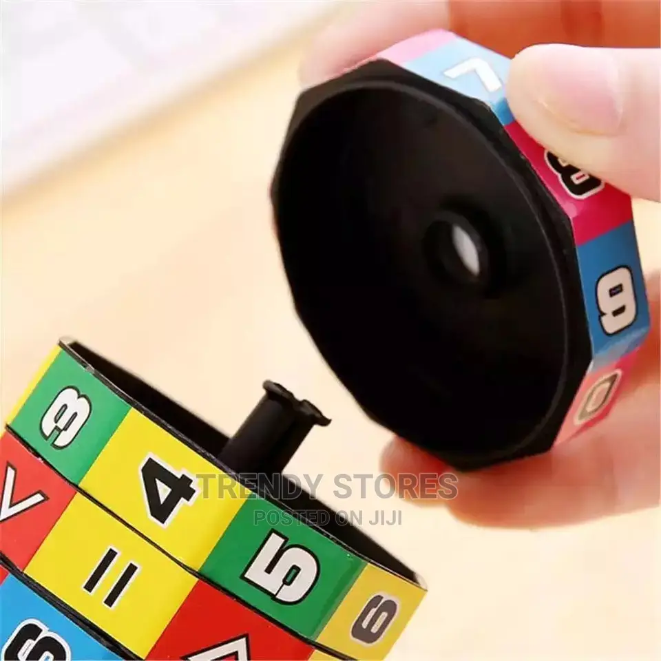 Mathematics Digital Number Cube