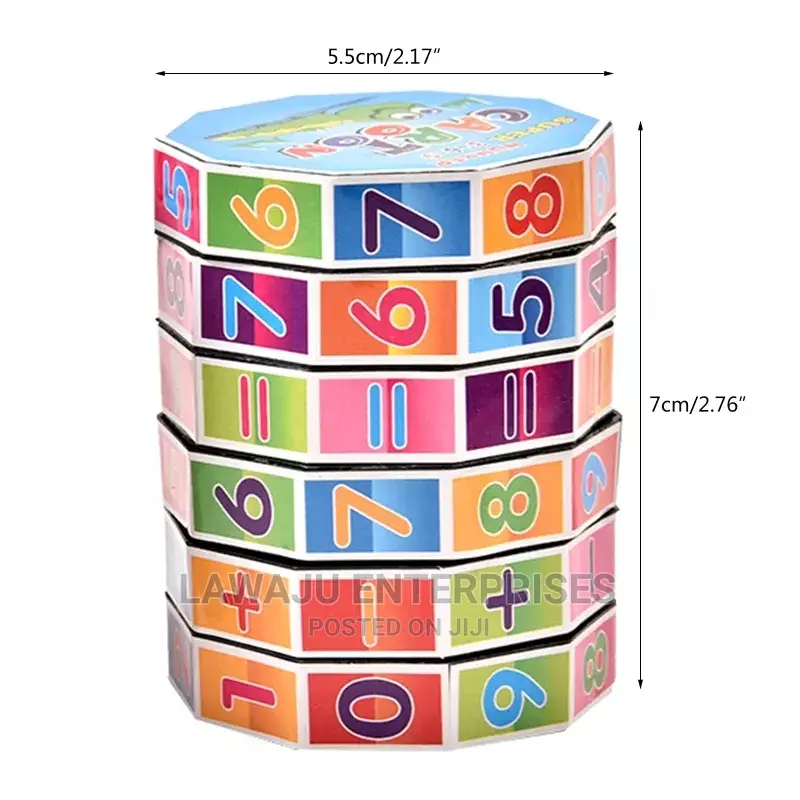 Creative Colorful Mathematics Numbers Puzzle Educational Toy