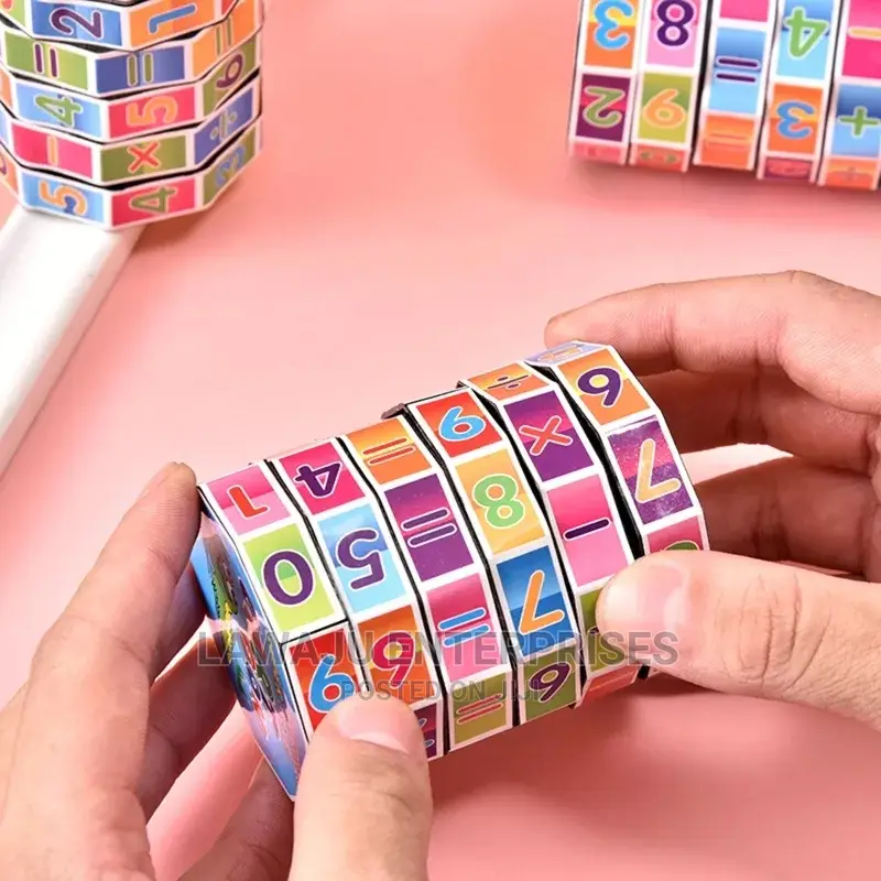 Creative Colorful Mathematics Numbers Puzzle Educational Toy