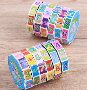 Creative Colorful Mathematics Numbers Puzzle Educational Toy