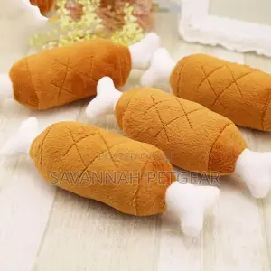 Fabric Chicken Leg Squeaky Chew Dog Toy