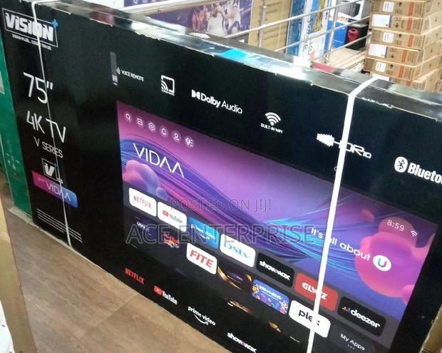 Vision Plus 75 Inch Smart Tv - Vidaa Os Powered Tv - main view