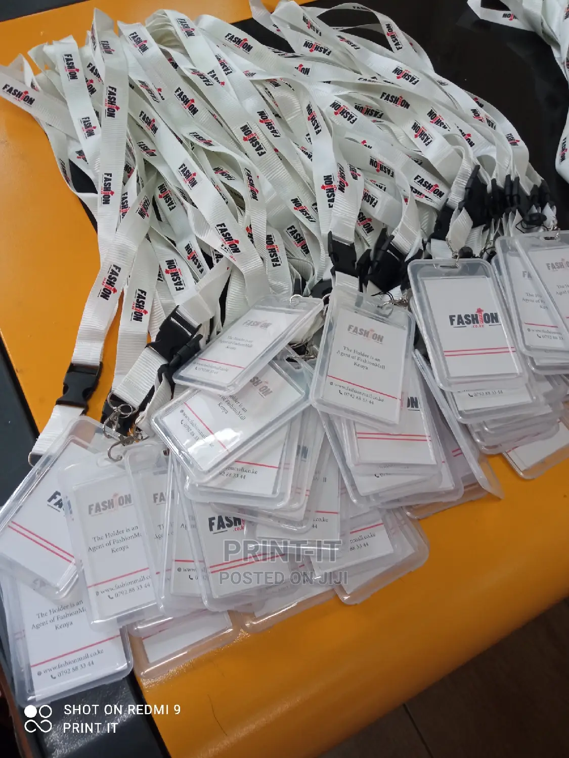 Lanyard and Holder Printing