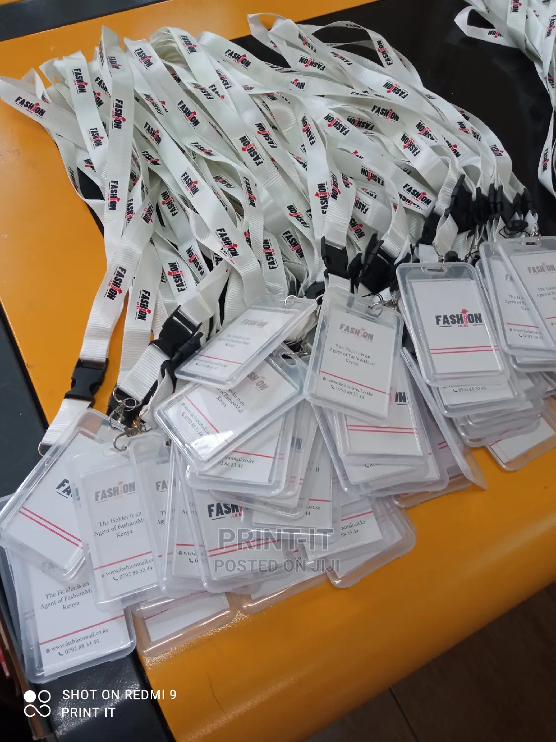 Lanyard and Holder Printing