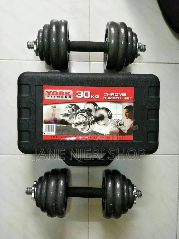 Black Dumbbells 30 Kg