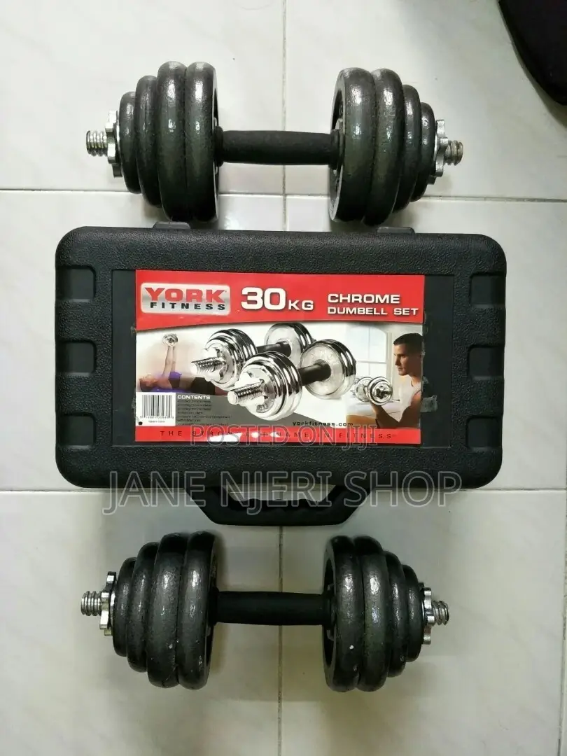 Black Dumbbells 30 Kg