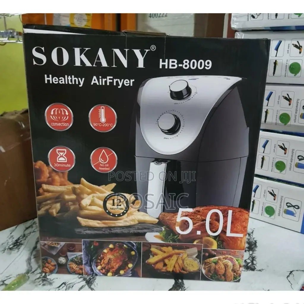 5ltrs Sokany Air Fryer