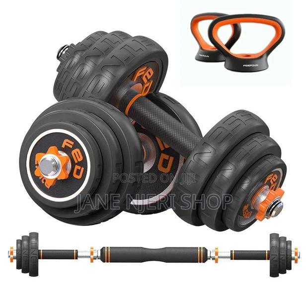 Black 40 Kg Dumbells