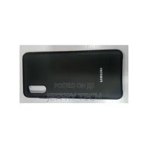 Samsung A02 Silicone Back Case + Free Screen Protector - Bla