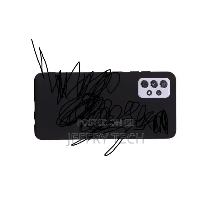 Samsung Galaxy A73 5G Silicone Pouch -Black