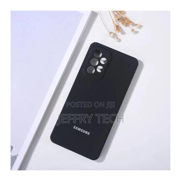 Silicone Back Cover for Galaxy A23 - Black