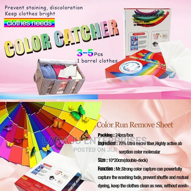 Anti Dyeing Washing Machine Colour Catcher