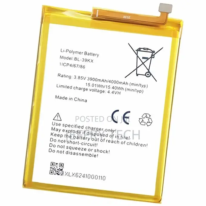 Infinix HOT 7 Replacement Battery X624 BL39-KX