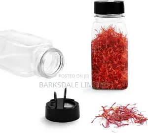 180ml Clear Salt Spice Pepper Shaker Glass Condiment Bottle