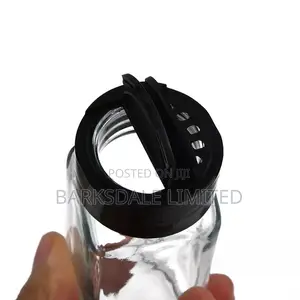 180ml Clear Salt Spice Pepper Shaker Glass Condiment Bottle