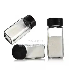180ml Clear Salt Spice Pepper Shaker Glass Condiment Bottle