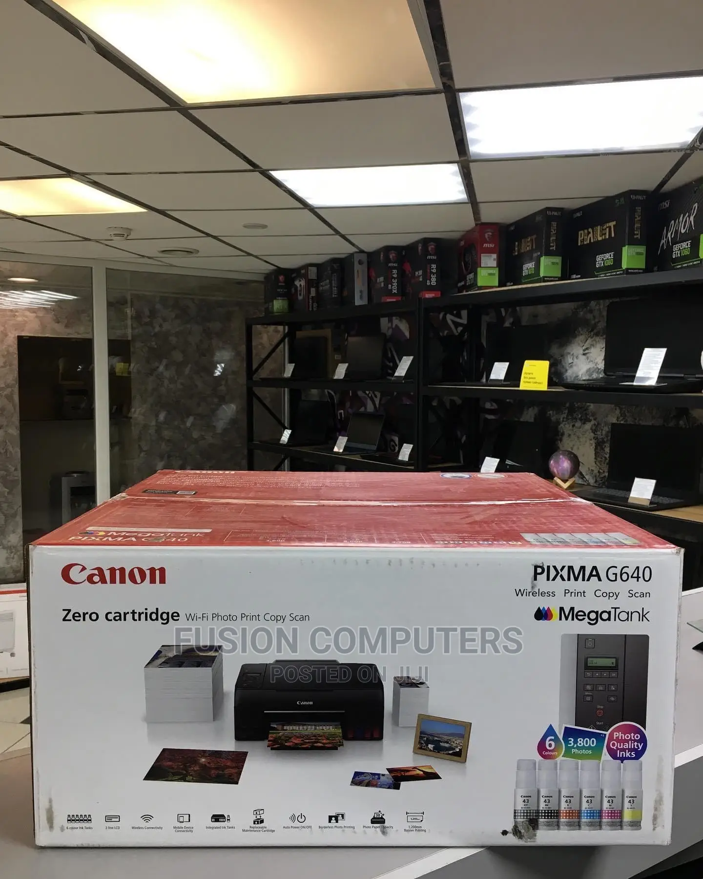 Canon PIXMA G640 Wireless Megatank Inkjet Photo Printer A4