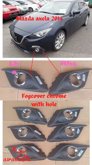 Fogcovers Mazda Axela 2014 Chrome With Hole