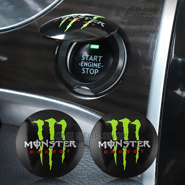 Monster Engine Start Button Cover