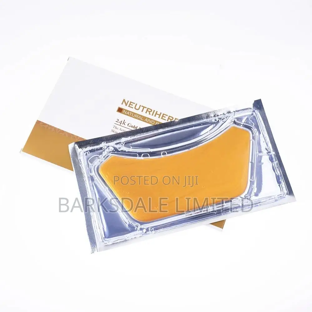 24K Gold Collagen Neck Mask Antiaging X 2 PC