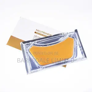 24K Gold Collagen Neck Mask Antiaging X 2 PC