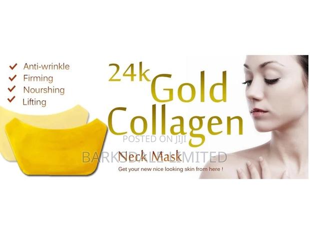 24K Gold Collagen Neck Mask Antiaging X 2 PC - main view