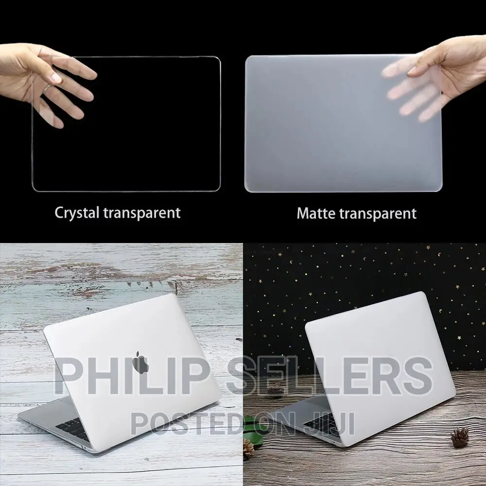 Clear Hard Shell Case for Apple Macbook Pro 13 Inch With Re