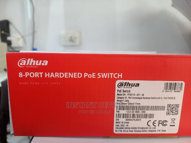 Dahua 8 Port Hardened Poe Switch - thumbnail 2