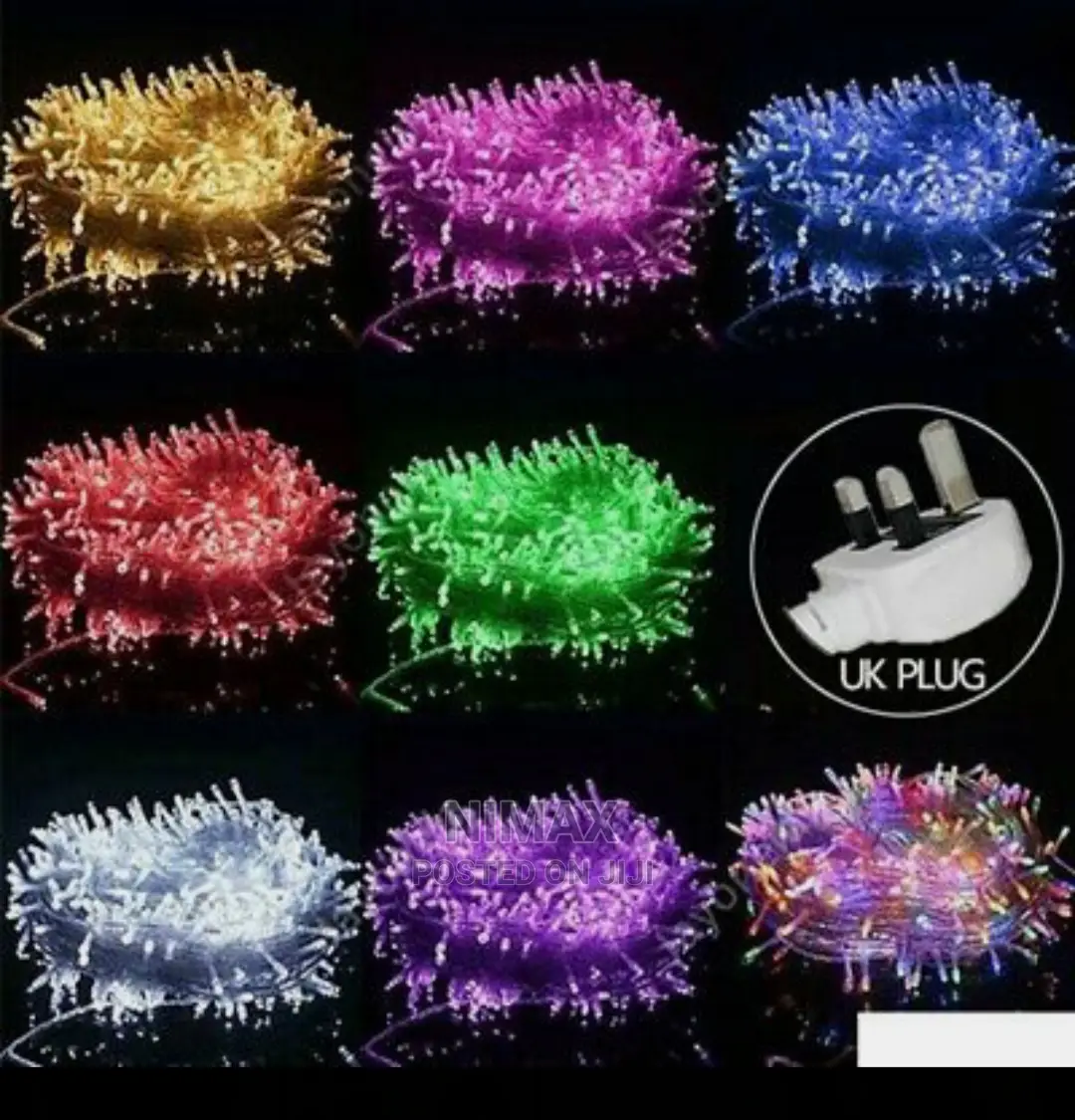 Christmas Led Multi Colour Lights 10mtrs Long