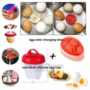 6pc Set Silicone Egg Poacher