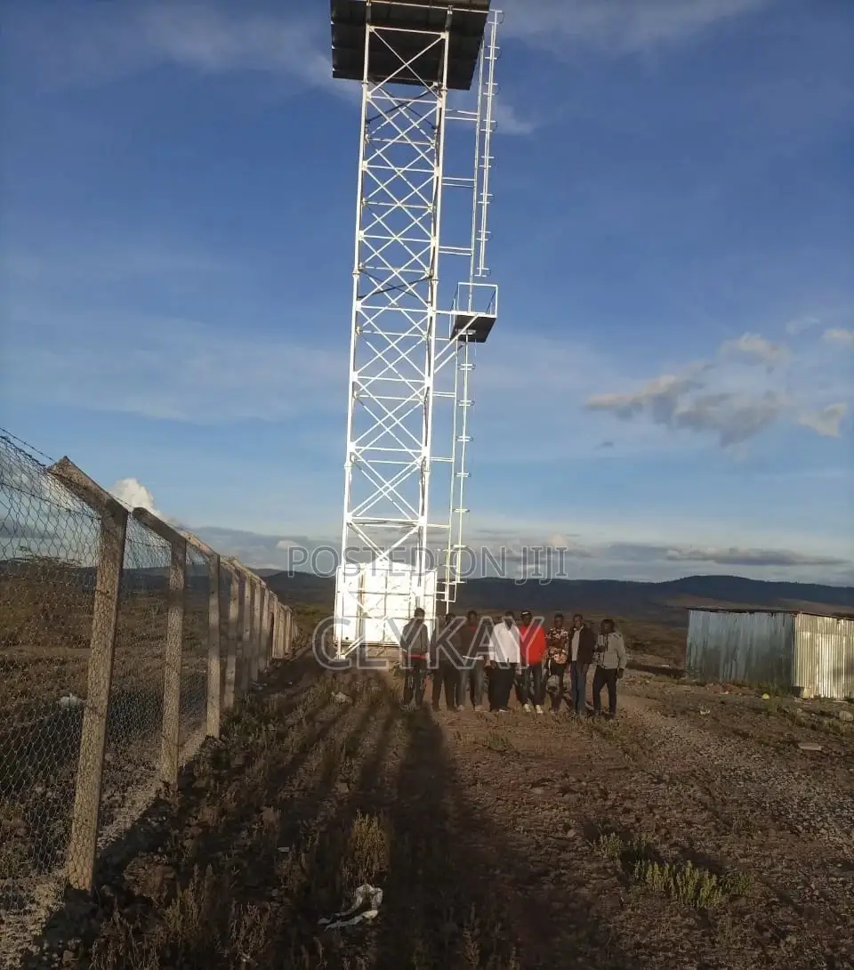 Steel Fabricated Water Tank With a Raised Tower