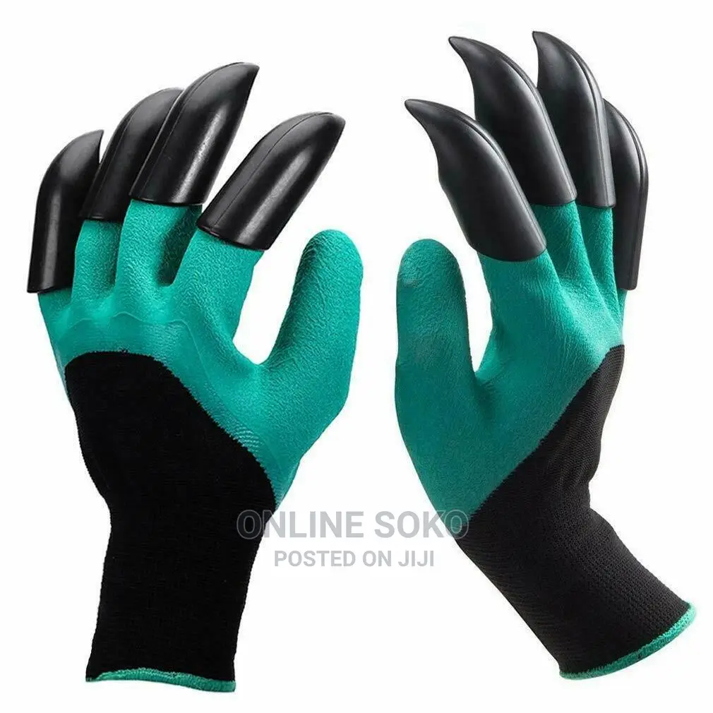 Digging Raking Planting Gardening Gloves With Claws