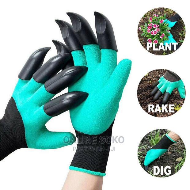Digging Raking Planting Gardening Gloves With Claws