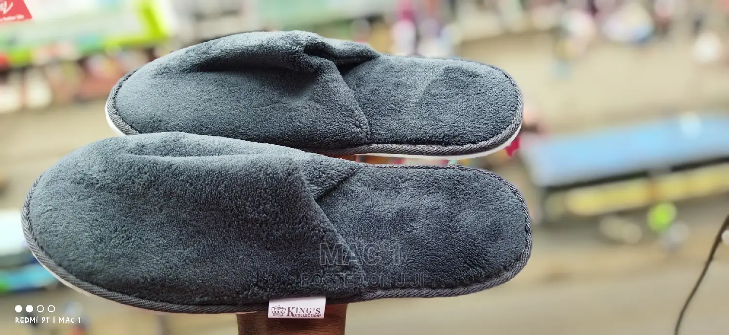 Dark Grey Indoor Slippers