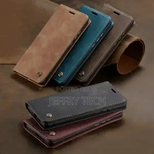Caseme Wallet Magnetic Case for Samsung Galaxy S22 5G, Leath