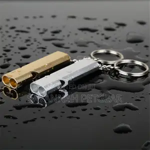 Aluminium Two-Tone Dog Training Whistle