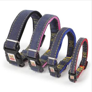Quick Snap Buckle Denim Dog Collar - thumbnail 2